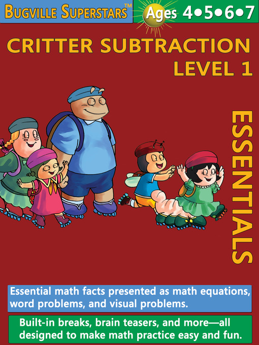 Title details for Critter Subtraction Essentials Level 1 by Robert Stanek - Available